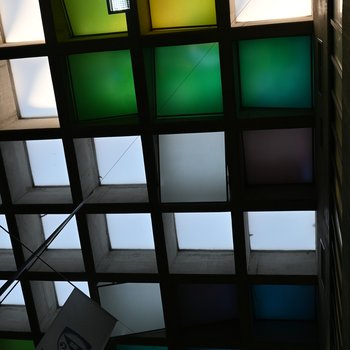 Detail, 3 of Law Library Glass
