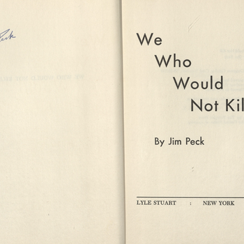 We Who Would Not Kill