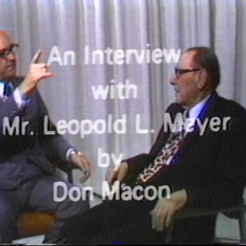 Scene From Interview with Leopold L. Meyer