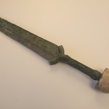 Luristan Wide Sword with Pommel, Bronze Age, circa 1,200 BCE