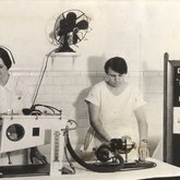 Infant respirator used at Memorial Hospital, 1932