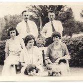 E. W. Bertner, Julia Bertner, and Members of the Williams Family (1949)