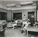 Arabia Temple Crippled Children’s Clinic Nurses’ Station (1954)