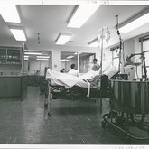 A Patient Undergoing Hemodialysis at St. Luke's Episcopal Hospital (1964)