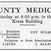 Harris County Medical Society Meeting (1915)