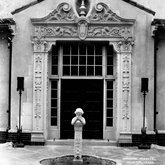 Entrance and Statue at Hermann Hospital, Houston, Texas (1925)