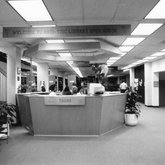 Library Interior Public Areas Info Desk (1982)