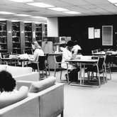Library Interior Public Reading Stacks (1982)