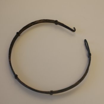 Silver Roman Torc, Hook and Eye Closure, 2nd Century BCE