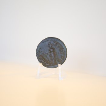 Bronze Roman Provincial Coin of Emperor Domitian, 81 to 96 CE, back