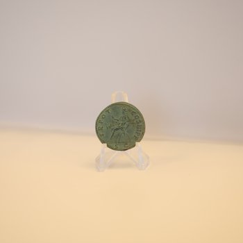 Bronze Roman Coin of Emperor Trajan, 98 to 117 CE, front