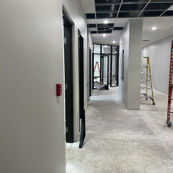 Third Floor Hallway Construction: February 16, 2023