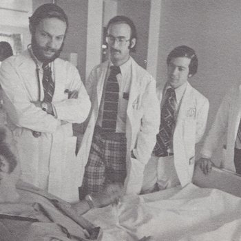 Internal Medicine Residents and Interns on Daily Rounds, 1974
