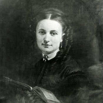 Portrait painting of Augusta Caroline Dury (1850-1921)