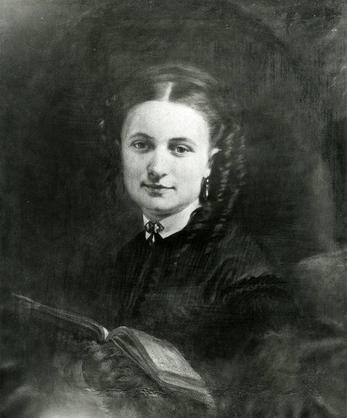 Portrait painting of Augusta Caroline Dury (1850-1921)