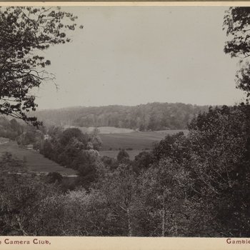 Landscape of Gambier, Ohio