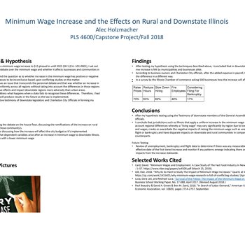 Minimum Wage Increase and the Effects on Rural and Downstate Illinois