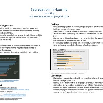 Segregation in Housing