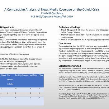 A Comparative Analysis of News Media Coverage on the Opioid Crisis