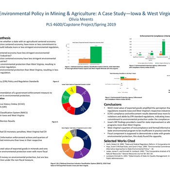 Environmental Policy in Mining & Agriculture: A Case Study - Iowa & West Virginia