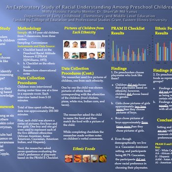 An Exploratory Study of Racial Understanding Among Preschool Children