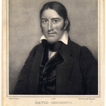 Portrait of David Crockett