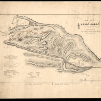 Battle of Cerro Gordo Map