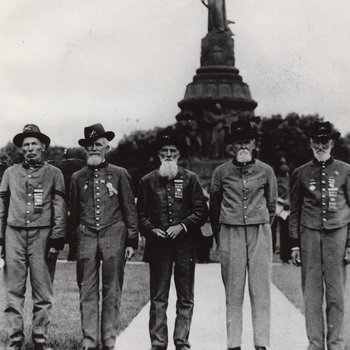 Five Confederate veterans
