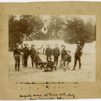 Hospital detail of the 2nd Tennessee Infantry, Camp Fornance, Columbia, SC, 1898