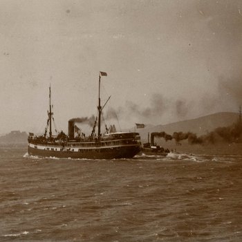 SS Zealandia departs San Francisco for the Philippines, October 1898