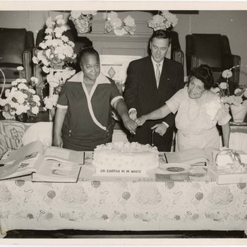 Eartha M.M. White, Daisy Ford, and Charles Bennett