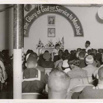 Eartha M. M. White Speaking at Birthday Celebration