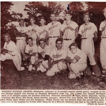 Brookport, Illinois Baseball Team Photograph
