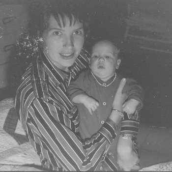 Marie and Son, Black and White Photograph