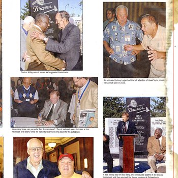 2007 Braves Anniversary Newsletter, Photographs Page