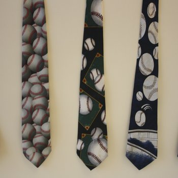 Collection of Baseball Ties