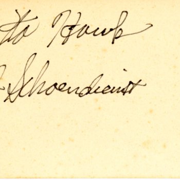 Red Schoendienst Autograph