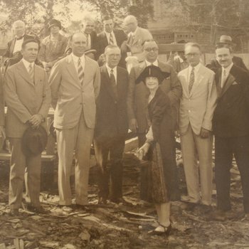 Groundbreaking for the Medical Arts Building in Downtown Houston, TX, 1926