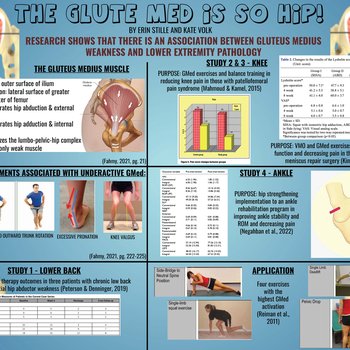 Glute Med is So Hip: Research Shows That There is an Association Between Gluteus Medius Weakness And Lower Extremity Pathology
