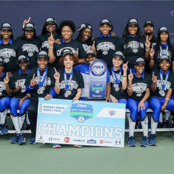 Fayetteville State Women's Indoor Track & Field Team- CIAA Win 2020