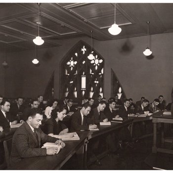 Judge Elder Marshall teaching a class