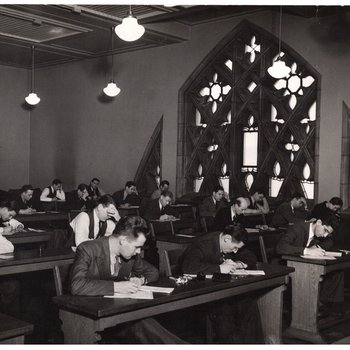 Students taking the Bar Exam