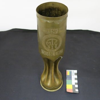 Vase from Artillery Shell Casing