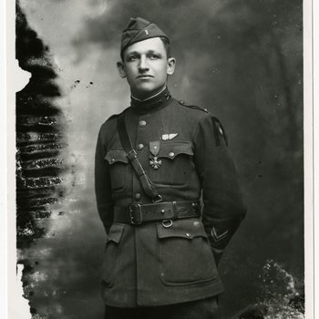 1st Lieutenant Morton B. Adams, 90th Aero Squadron, A. E. F., Nashville, TN, ca. 1919