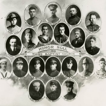 Third Baptist Church Honor Roll, 1919