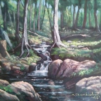 A Brook in the Forest 16x20