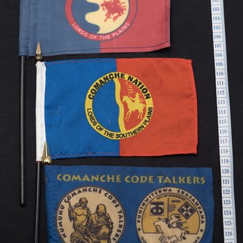 Three Comanche Flags