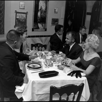 Two Couples Seated at the Columbia Restaurant