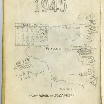Documenting the approach of the Soviet Army