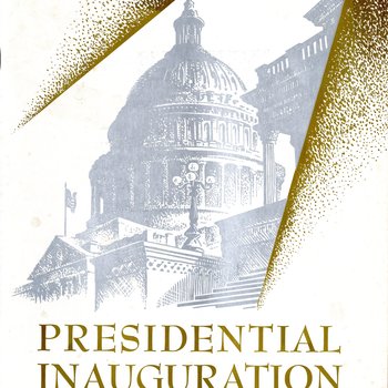 1953 Presidential Inauguration Program, front cover